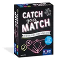 Produktbild: HUCH!, Catch Your Match!, Partyspiel mit Promis & witzigen Dating-Profilen, Lustige Kombis für Spielabende, Für 3+ Spieler ab 14 Jahren