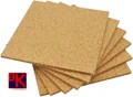 Produktbild: Kork Selbstklebend Wand Fliesen - 1 Packung 6 Fliesen 300mm X 10 MM Dick Pluspod