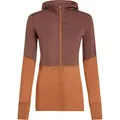 Produktbild: Icebreaker Damen 200 Realfleece Descender Hoodie Jacke (Größe L, braun)