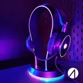 Produktbild: LED Headset Ständer mit Headset C6-100 LED (Playstation 4) (Neuware)