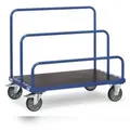 Produktbild: Fetra Plattenwagen, Tragl. 1200kg, Ladefl. LxB 1600x800mm, ohne Bügel, RAL5007