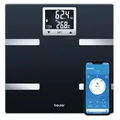 Produktbild: Beurer BF 720 Diagnosewaage mit Bluetooth(R)-Verbindung zur Smartphone-App, Bestimmung von Körpergewicht, Körperfett, Muskelanteil und Kalorienbedarf AMR/BMR, Schwarz, LCD