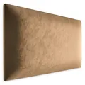 Produktbild: Muralo Samt Wandkissen Stoff Polsterpaneel Schlafzimmer Wohnzimmer Bett Wandpolster Bettkopfteil Lendekissen Modern Luxus Gepolstert Polster Paneel (Beige, 50 cm x 40 cm)