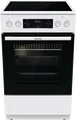 Produktbild: Gorenje Standherd GECS5C60WPA Elektroherd | Glaskeramik-Kochfeld | 70L Backofen | AirFry | ExtraSteam | Weiß, A (Spektrum:  bis D)