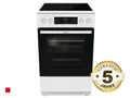 Produktbild: Standherd Gorenje GECS5C60WPA-740538 Weiß ExtraSteam 50cm breit