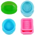 Produktbild: Silikonform 16 Stück Seifenform Quadrat Oval Rund Hand Made - Badebomben Seif...
