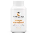 Produktbild: Vita World 3er Pack Kollagen 500mg + Vitamin E 24mg 3 x 100 Kapseln