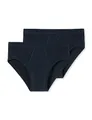 Produktbild: Schiesser Herren 2 Pack Sportslip mit Eingriff - Essential Feinripp