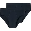 Produktbild: SCHIESSER Herren Slips 2er Pack - Feinripp, Sportslip, Cotton Essentials