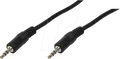 Produktbild: LOGILINK CA1048 - Audio Kabel, 3,5 mm 3-Pin Klinkenstecker, 0,2 m