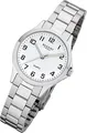 Produktbild: Regent Damen Uhr Metallarmband 2252410 Analog Metall Armbanduhr silber UR2252410