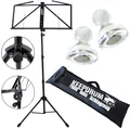 Produktbild: keepdrum Notenpult keepdrum MUS3BK Notenständer Schwarz mit 10 Magnete