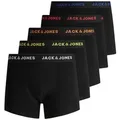 Produktbild: Jack & Jones Boxershorts Trunk (5-St., Set) Logobund, elastisch, im 5er Pack schwarz L