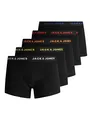 Produktbild: JACK & JONES Herren Boxershort JACBLACK Friday Trunks 5er Pack S M L XL XXL, Größe:L, Farbe:Black Black - Black - Black - Black 12167028