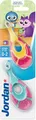 Produktbild: Jordan ® | Step 1 Baby Zahnbürste | Baby Zahnbürste 0-2 Jahre | Die Original Kleinkindzahnbürste mit extra weichen Borsten und weichem Beißring für Babygummis und Easy Grip | Gemischt | 2-pack