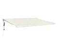 Produktbild: vidaXL Markise Markise Einziehbar Creme 4x3 m Stoff und Aluminium (1-St)