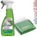 Produktbild: Sonax Scheibenklar Scheibenreiniger 500ml Insektenentferner inkl. Mikrofasertuch