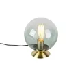 Produktbild: Qazqa Tischleuchte Pallon, ohne Leuchtmittel, Warmweiß, QAZQA Tisch­leuchte, e27, Grün, Glas, Art Deco