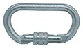 Produktbild: Skylotec Karabiner oval mit Schraubsicherung Stahl EN 362 22 kN - H-037