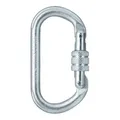 Produktbild: SKYLOTEC Karabiner,oval,m. Schraub sich.,Stahl,EN 362, 22 kN