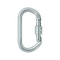 Produktbild: SKYLOTEC Karabiner,oval,m. Schraub sich.,Stahl,EN 362 22 kN