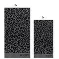 Produktbild: JOOP! 1707 Leo Handtuchset 2x Handtuch 2x Gästetuch, Graphit, UVP: 66,90 €