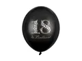 Produktbild: Ballons 30cm, 18 & Brillant, Pastel Black (1 VPE / 6 Stk.)