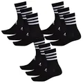 Produktbild: adidas 9 Paar CSH CREW 9p Tennissocken Sportspocken Unisex, Farbe:Black, Socken & Strümpfe:49-50