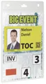 Produktbild: DURABLE Hinweisschild 19 Namensschild A6 - Kunststoff, transparent, 105 x 148 mm, 20 Stück