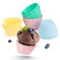 Produktbild: Premium Silikon Muffinförmchen Set 24 Stück XXL 75x4cm | Wiederverwendbare BP...