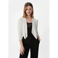 Produktbild: comma Cardigan Strickjacke Strickjacke aus Viskosemix weiß 38 EU
