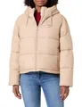 Produktbild: Tommy Jeans Damen Tjw Hooded Puffer Jacket Dw0Dw21625 Pufferjacke, Brown (Malted Milk), L
