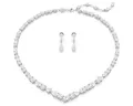 Produktbild: Swarovski Kette mit Anhänger Swarovski Halskette & Ohrstecker Mesmera Set 5674306 rhodiniert