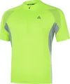 Produktbild: Herren Fahrradtrikot Kurzarm Team II / Neon-Grau - XXL / atmungsaktives Radtrikot - Jersey mit Quick Dry & Anti-UV
