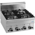 Produktbild: SARO Gasherd, 4 Brenner, Auftisch, 600 Line, G4S6