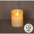 Produktbild: Anna's Collection führte rustikale Stumpenkerze elfenbeinfarben 7