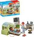 Produktbild: PLAYMOBIL Action Heroes 71618 MRT mit Patient, realistische Untersuchung beim Radiologen, zu über 80 % aus recycelten und biobasierten Materialien, detailreiches Spielzeug für Kinder ab 4 Jahren
