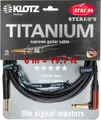 Produktbild: KLOTZ Titanium Supreme Gitarre Kabel TIR0600PSP 6 M Jack Silent Krümmer +Gold