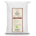 Produktbild: (3,96 EUR/kg) 25kg BIO braune Linsen getrocknet, Tellerlinsen BIO im Sack