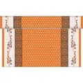 Produktbild: Sovie HOME Tischläufer Rabea in Orange aus Linclass® Airlaid 40 cm x 4,80 m, 1 Stück - Punkte Ornamente Hasen Ostern