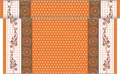 Produktbild: Tischläufer Rabea in Orange aus Linclass® Airlaid 40 cm x 4,80 m, 1 Stück