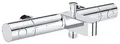Produktbild: GROHE Grohtherm 800 Cosmopolitan | Thermostat-Wannenbatterie, ohne Anschlüsse - mit ergonomischem Metallgriff und Spartaste, Umstellung: Wanne/Dusche | chrom | 34770000