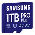 Produktbild: 1TB SAMSUNG PRO Plus microSDXC +USB-Reader UHS-I U3 Full HD & 4K UHD bis zu 180MB/s Lesen bis zu 130MB/s Schreiben Speicherkarte
