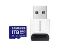 Produktbild: Samsung MB-MD1T0SB/WW Pro Plus 1TB microSD-Karte + USB-Lesegerät