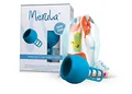 Produktbild: Merula Cup mermaid (blau) - One size Menstruationstasse aus medizinischem Silikon