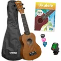 Produktbild: Hage Soprano Ukulele Linden Set (incl. incl. 4 languages Method (DE/EN/FR/ES), Bag unpadded, 3 Picks (Sopran, Soprano) (52295560)