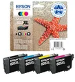 Produktbild: Epson Original 603XL Tinte Seestern Multipack 4-farbig XL, WF-2820DWF WF-2830DWF WF-2840DWF WF-2850DWF XP-2100 XP-2150 XP-3100 XP-3150 XP-4100 XP-4150, ReadyPrint Flex-Tintentarife
