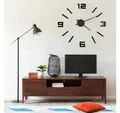 Produktbild: vidaXL Wanduhr (3D-Wanduhr Modernes Design Schwarz 100 cm XXL)