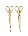 Produktbild: Haarschmuck Haarklemme Klemme Haarklammer Haarspange Schere Friseur Haarschieber Gold Hair Jewelry