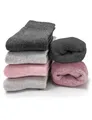 Produktbild: Occulto Damen Warme Thermosocken 80% Baumwolle 6er Pack (Modell: Smilla) Pink Grau 39-42